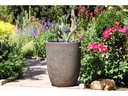 TALL MILANO CONE PLANTERS, CORAL BRONZE, SET OF 4- 21.5"X27.0", 17"X23", 13"X18", 11"X14