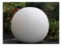 DECORATIVE SPHERE,  CORAL WHITE, SIZE A, 16"D