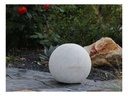 DECORATIVE SPHERE,  CORAL WHITE, SIZE A, 16"D
