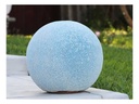 DECORATIVE SPHERE, CORAL AQUA,SIZE B, 12"D