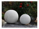 DECORATIVE SPHERE,  CORAL WHITE, SIZE B, 12"D