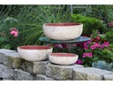 HANDTHROWN BOWL, AEGEAN WHITE, SET OF 3 - 14.0" X 6.0", 12.0" X 5.0", 9.5" X 3.5"
