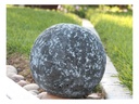DECORATIVE SPHERE, CORAL BLACK, SIZE A, 16"D
