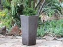 TALL SQUARE PLANTER, CORAL BRONZE, 16"X35.5"