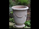 ANDUZE URN PLANTER, GREY CLAY, A SIZE, 26.0"27.5"