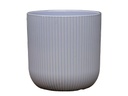 FLUTED CYLINDER PLANTER (NO SAUCER), PASTEL LAVENDER, 11"X11.5", SOLD IN CASE OF 2
