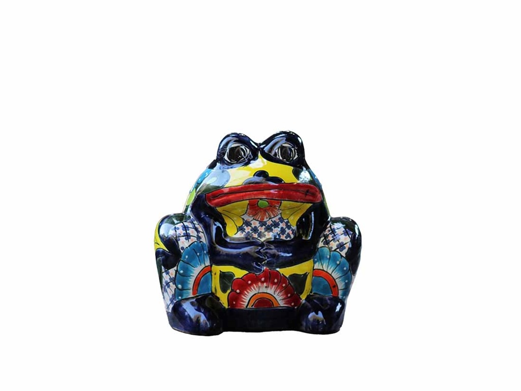 GLAZED CRATE ANIMAL BOWL PLANTER