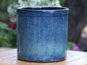 SPROUT POT, INDIGO SPLASH, SET OF 3,  15"X13.5"  12"X11" 10"X9"