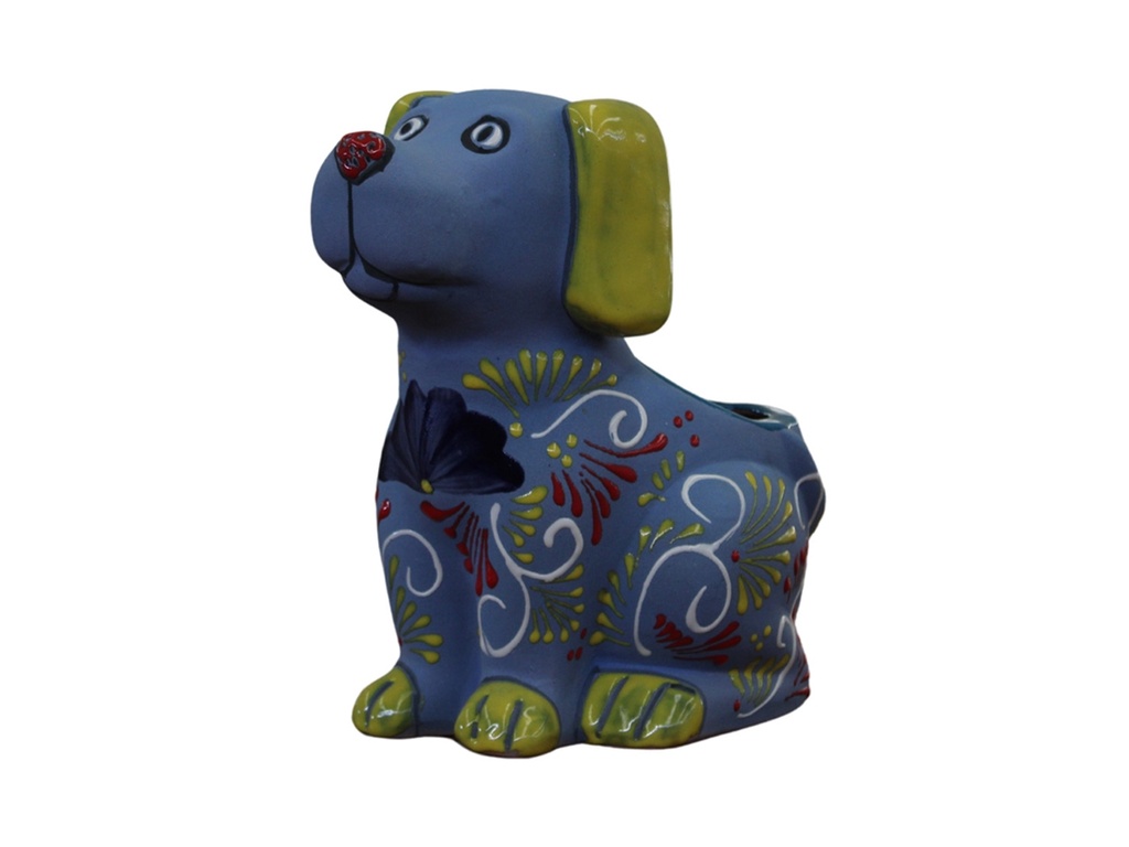 TIERRA LUZ CRATE ANIMAL  BOWL PLANTER