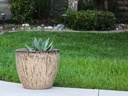 COCO POTS, LIGHT MOCHA, SET OF 3-19"X17", 15'X13", 12"X11"
