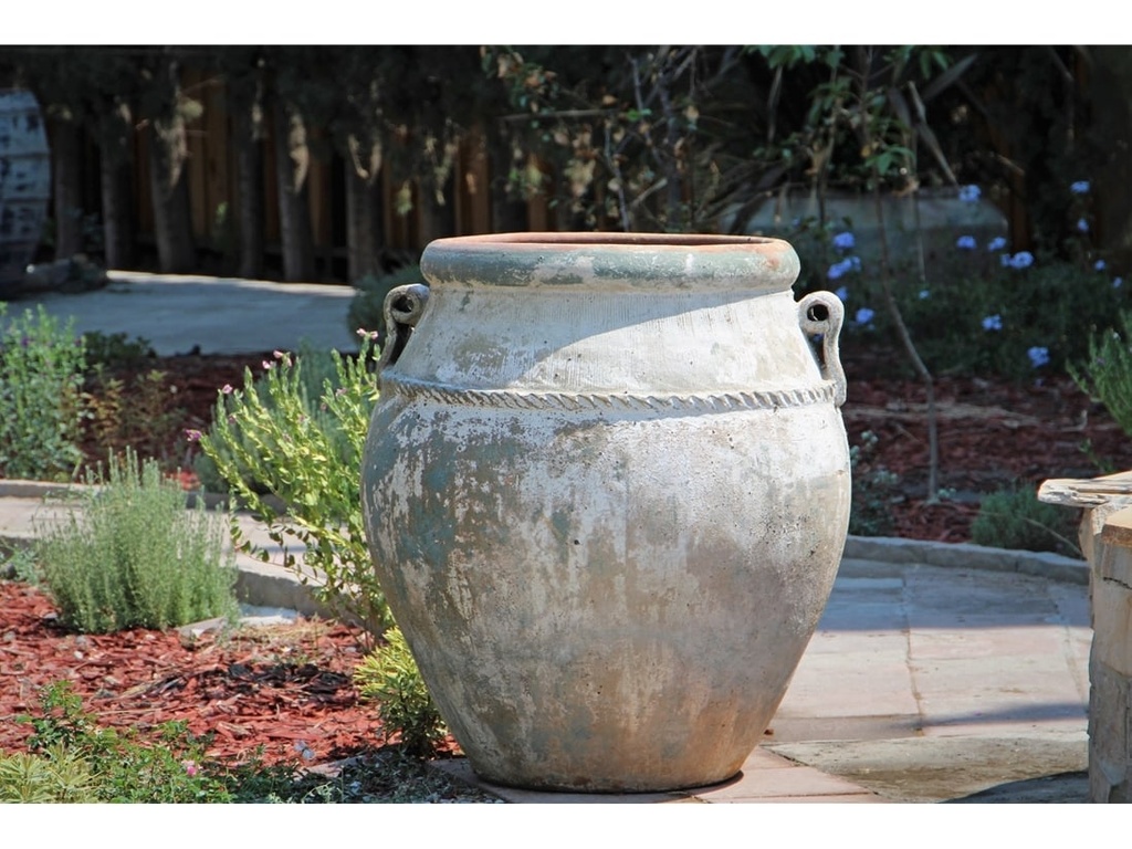 NIGERIAN JAR, ATLANTIS SKY, 30.5"X37.5"