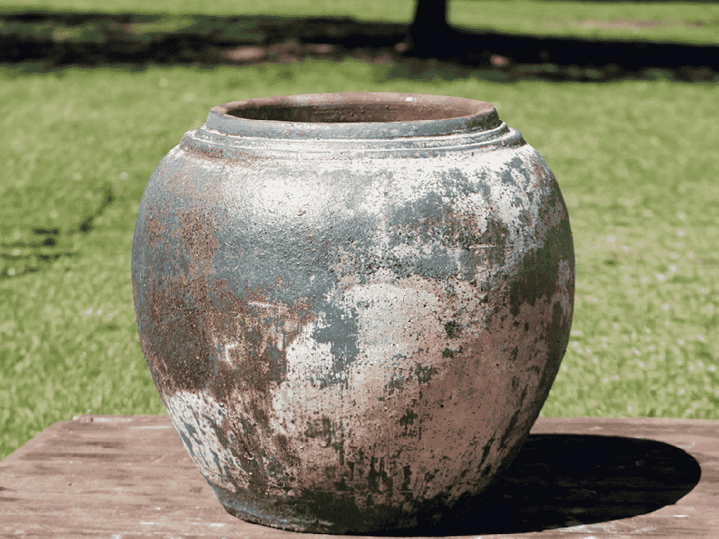 JAR DE MINO, ATLANTIS SKY, 37.5"X39.5" (TOP 23.5")