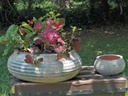 BOWLS DE LA TERRE, ATLANTIS SKY, SET OF 3- 19.5"X14.5", 12.5"X10.5", 8.5"X6.5"