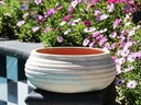 BOWLS DE LA TERRE, ATLANTIS SKY, SET OF 3- 19.5"X14.5", 12.5"X10.5", 8.5"X6.5"