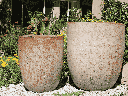RIMLESS PARCO ALTO PLANTER, HEIRLOOM WHITE, SET OF 2 - 25.0" X 29.0", 19.0" X 25.0"