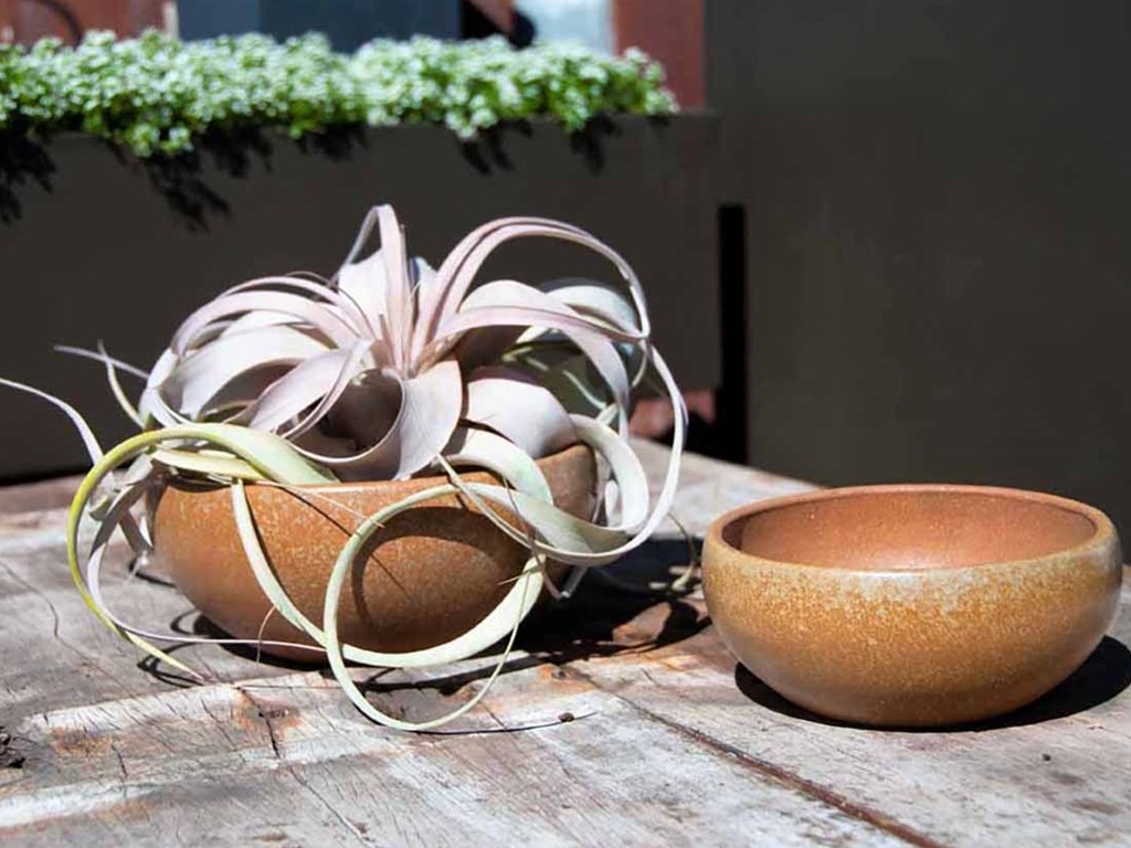 CHERRY BLOSSOM BOWLS, RAKU CLAY, SET OF 3-10.5"X4.5", 9.0"X3.5", 7.0"X3.0", SOLD IN CASE OF 2
