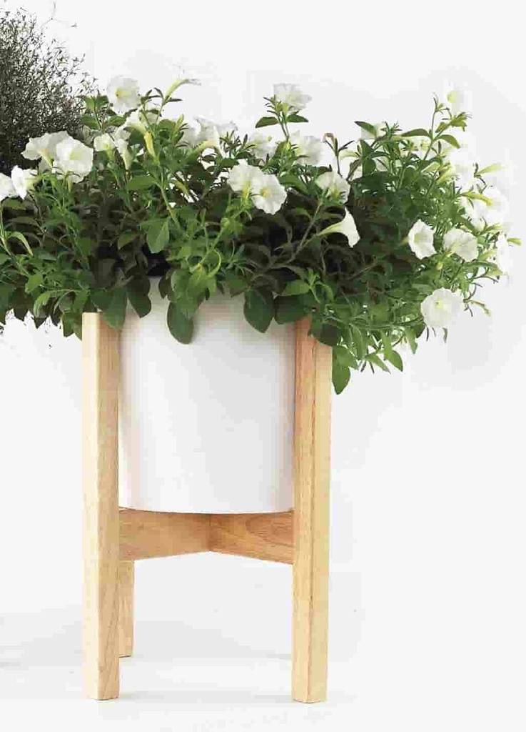 [AA-WSM01N-D-C2] WOOD STAND MID CENTURY 10.5"x12.0" (8 INCH POT), SOLD IN CASE OF 2