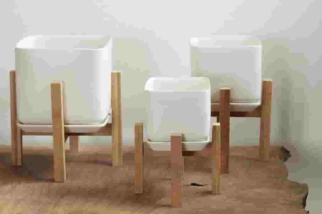 MID MODERN SMALL STAND 6.5", SOLD IN CASE OF 6