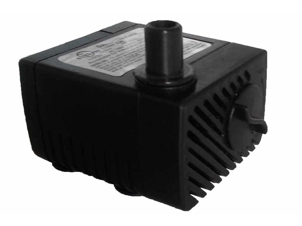 SM. BAMBOO FLUTE PUMP, 5W, 26"H MAX (3 WIRE), 80 GALLONS/HOUR, INDOOR