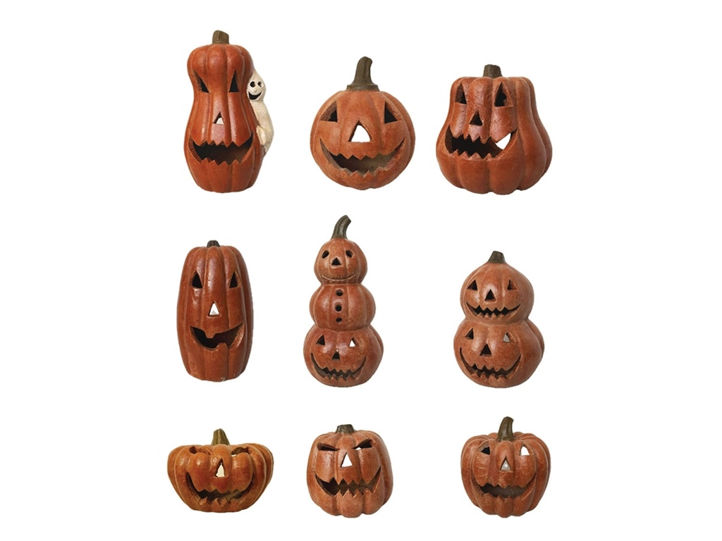 CLAY HALLOWEEN PUMPKINS