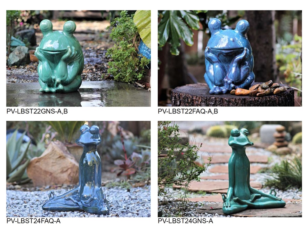 [BP-26-0011] FROG STATUE ASSORTMENT