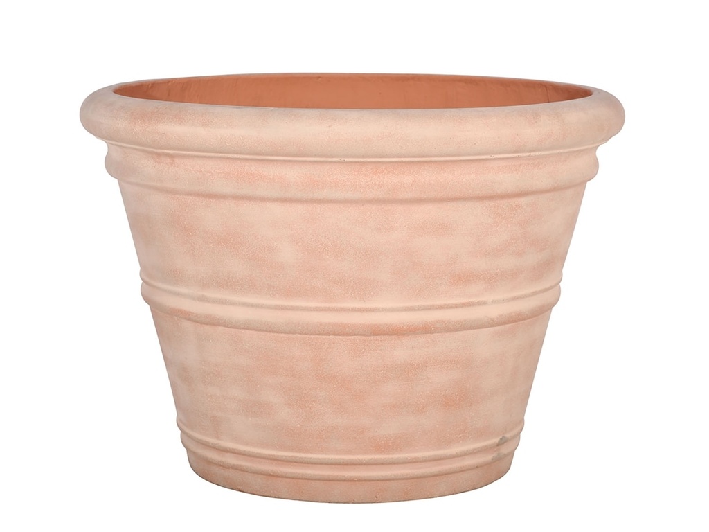 ROLL RIM PLANTER, ITALIAN TERRA COTTA, 27.5"X19.5"