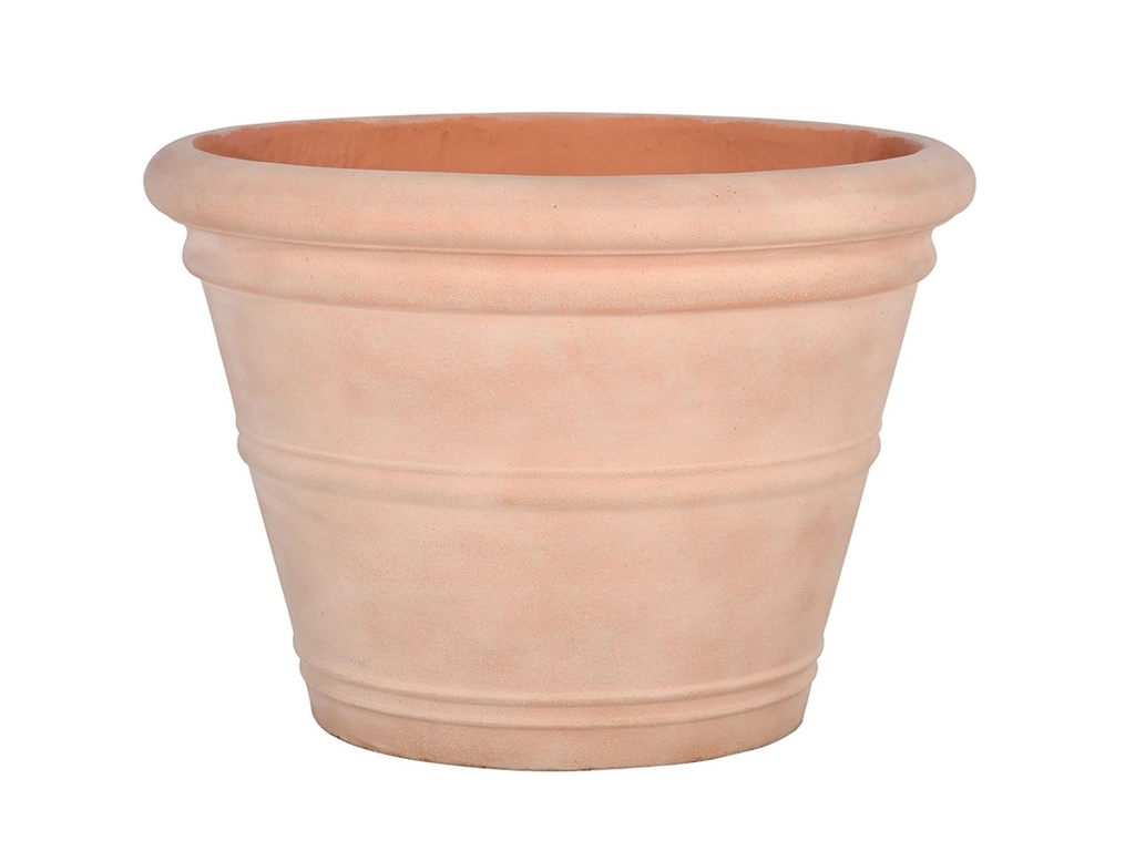 [FC-1053ITC-B] ROLL RIM PLANTER, ITALIAN TERRA COTTA, 24.0"X17.0"