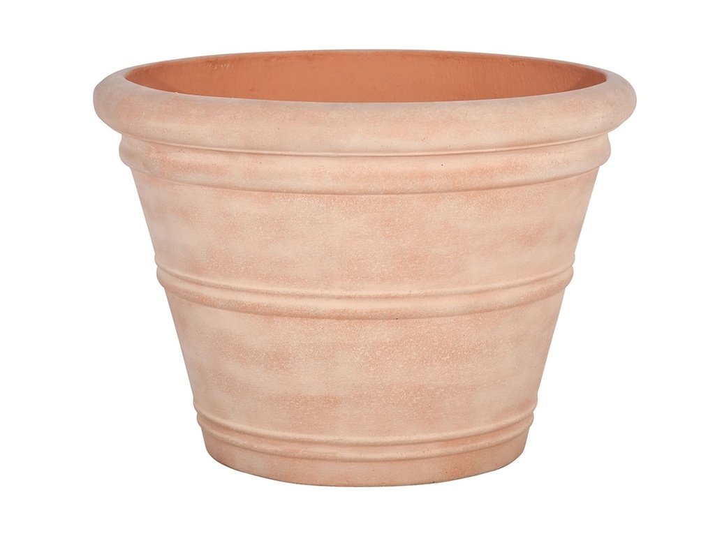 [FC-1053ITC-C] ROLL RIM PLANTER, ITALIAN TERRA COTTA, 21.5"X15.0"