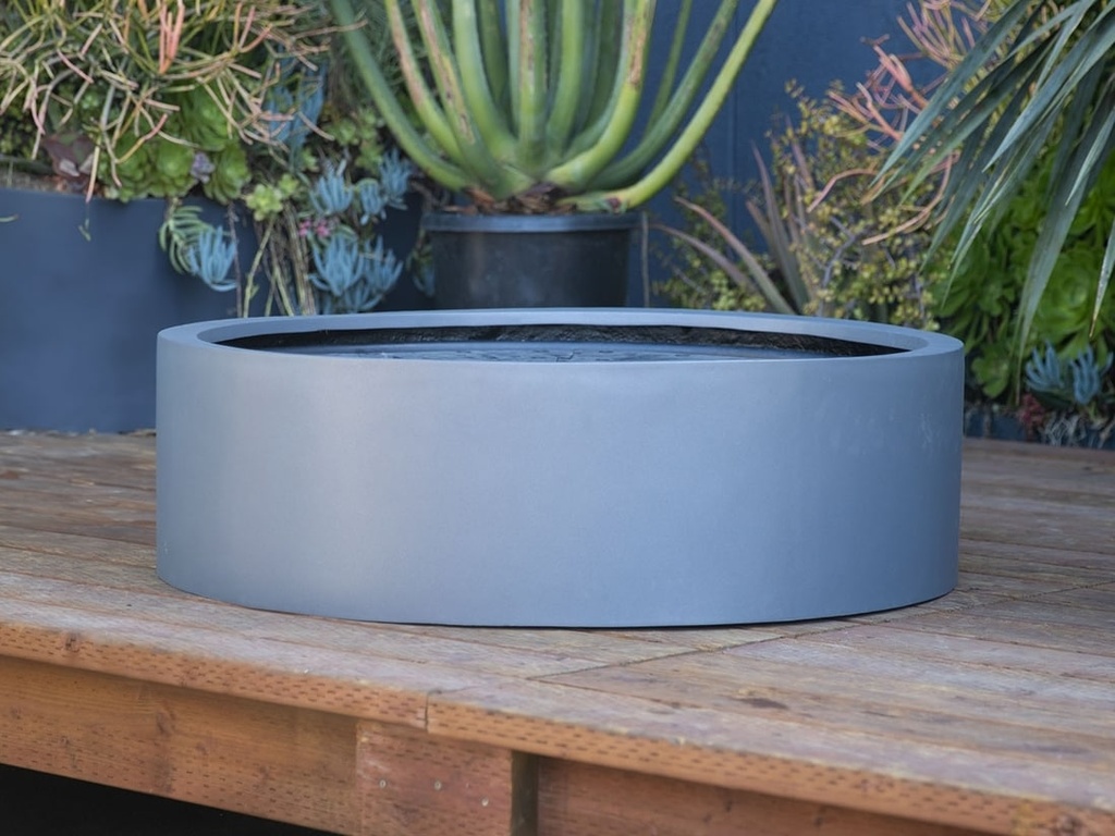 [FG-0001DGY] FOUNTAIN BASE FRAME, DARK GREY, 39.5"X12.0"