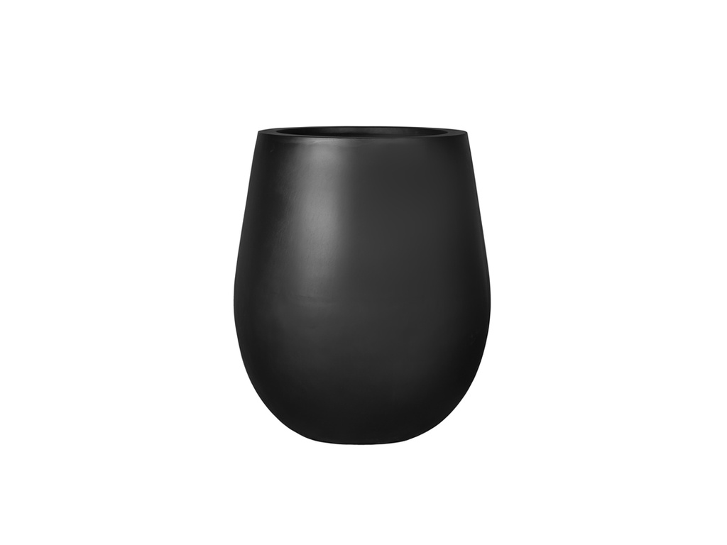 [FG-0021BLK] MID TRUNK PLANTER BLACK POLY FIBER 23.5''x27.5''