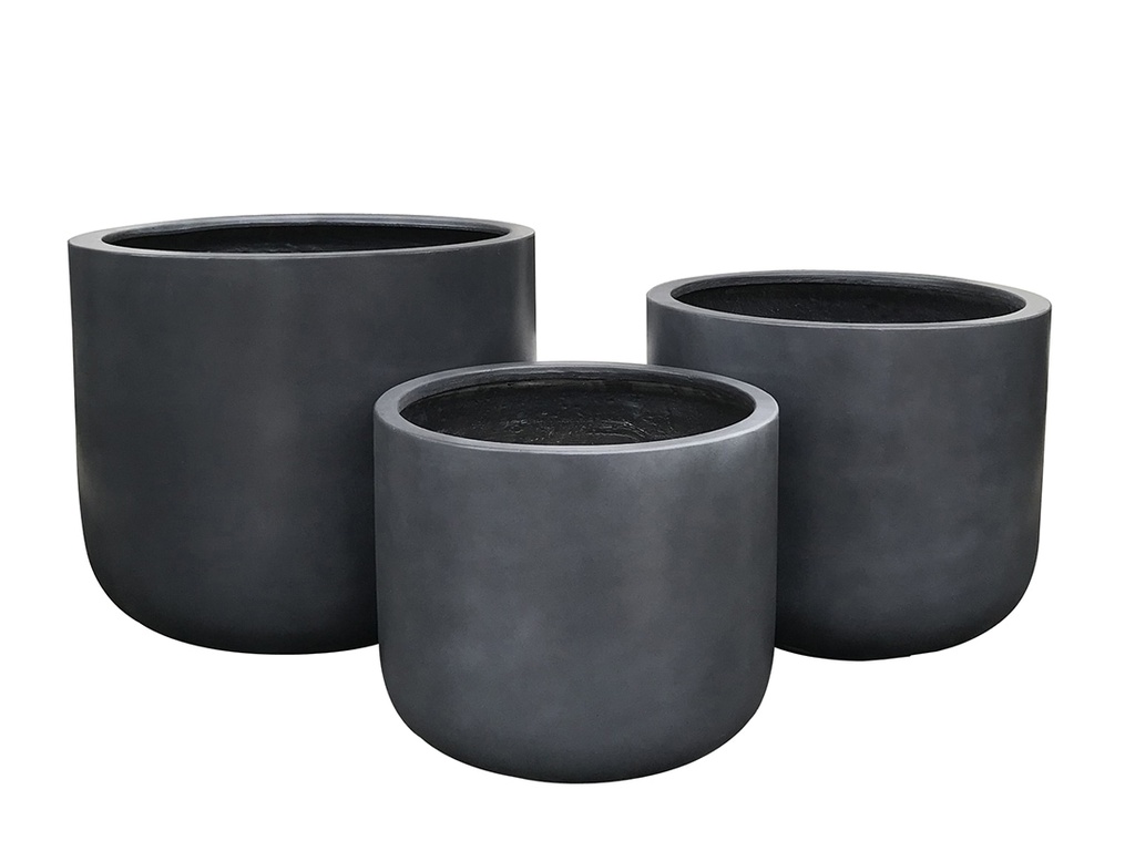 FIBERCLAY U-SHAPE WITHOUT STANDS, GRANITE, SET OF 3 - 17.5"X15",  15"X12.5", 12.5"X10.5"