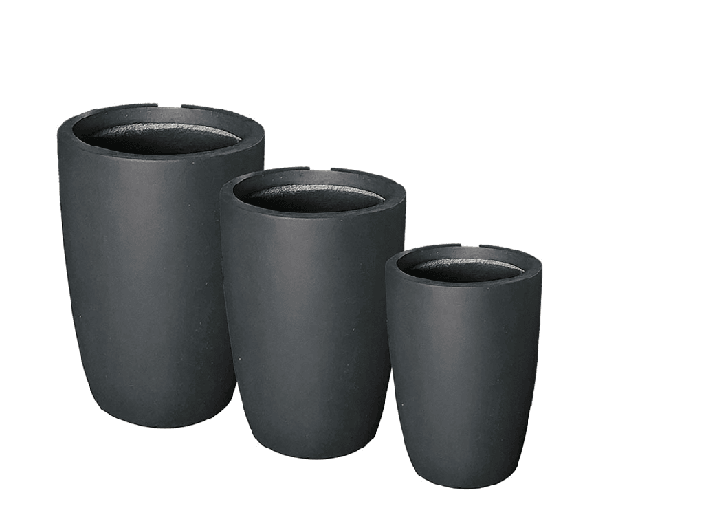 [FS-0082DGY-S3] NOE URBAN PLANTER, DARK GRAY,  SET OF 3-  16.5"X20.0", 13.5"X18.0", 10.5"X15.0"