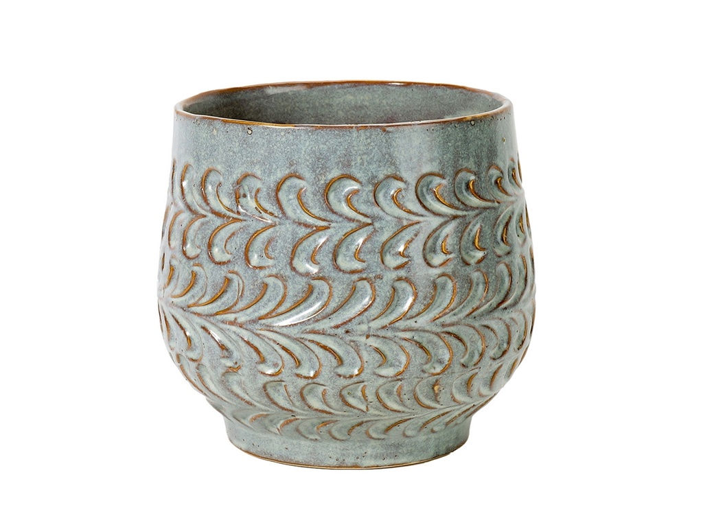 TEAR DROP PLANTER CUP, MILKY WHITE, 7.5"X6.5", SOLD IN CASE OF 2