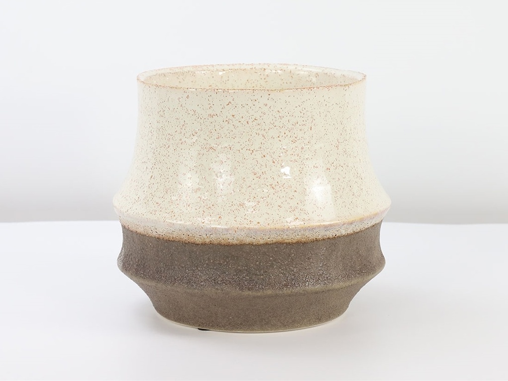 SANTA BARBARA PLANTERS, RUSTIC IVORY, 8.0"X6.5", CASE OF 2