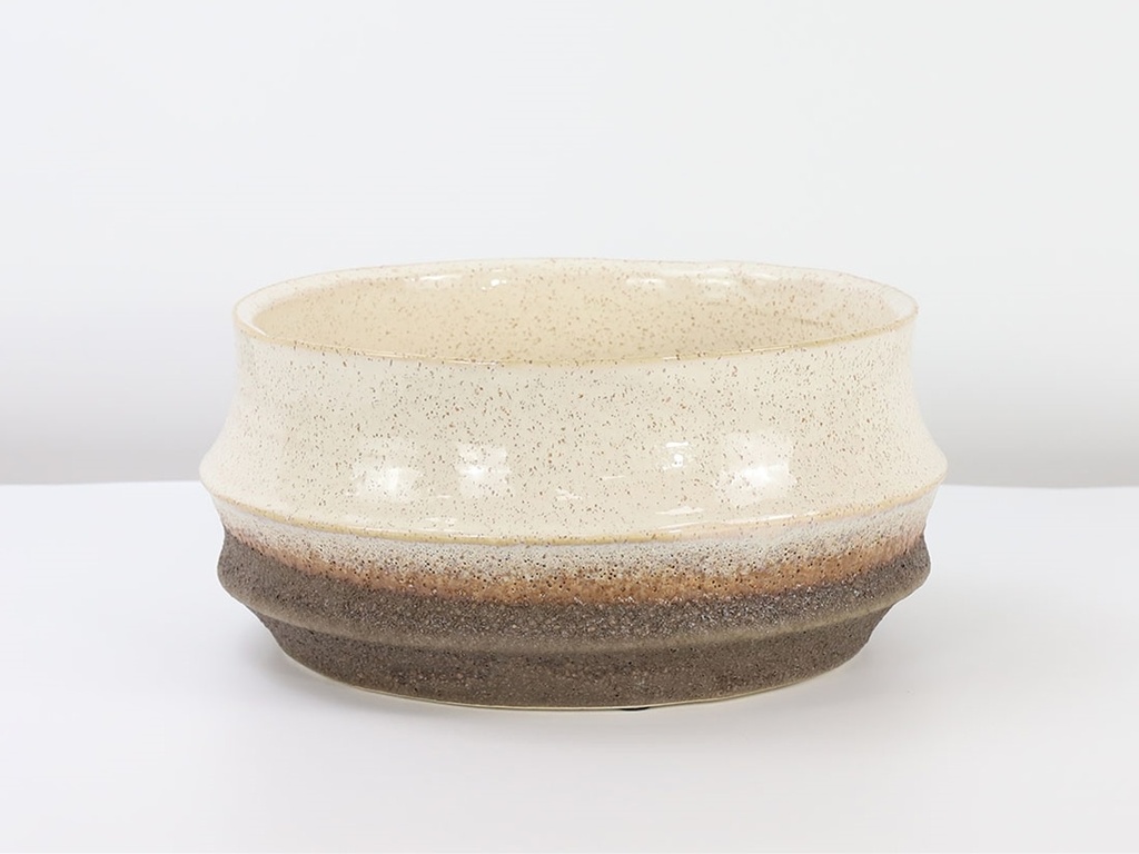 SANTA BARBARA BOWLS, RUSTIC IVORY, 7.5"X4.0", CASE OF 4