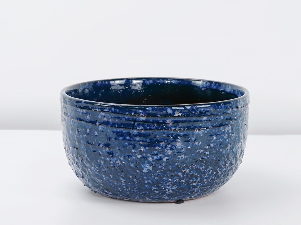 PEBBLE BEACH BOWLS, INDIGO SPLASH, 7.5"X3.5", CASE OF 6