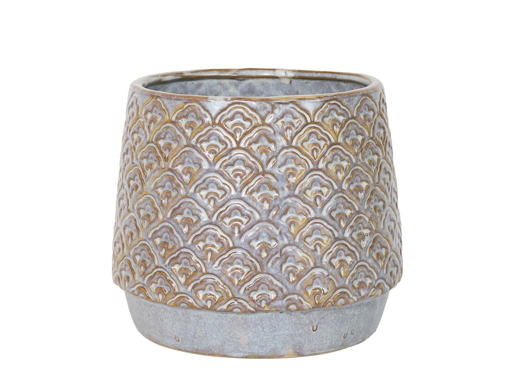 PETAL PLANTER CUP, MILKY WHITE, 7.5'x7.5'x6.5'SOLD IN CASE OF 2