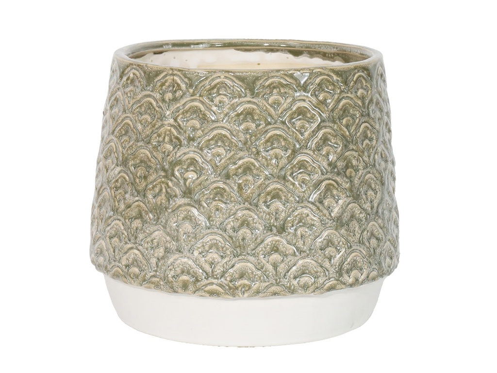 PETAL PLANTER CUP, PEBBLE GREY, 7.5'x7.5'x6.5'SOLD IN CASE OF 2