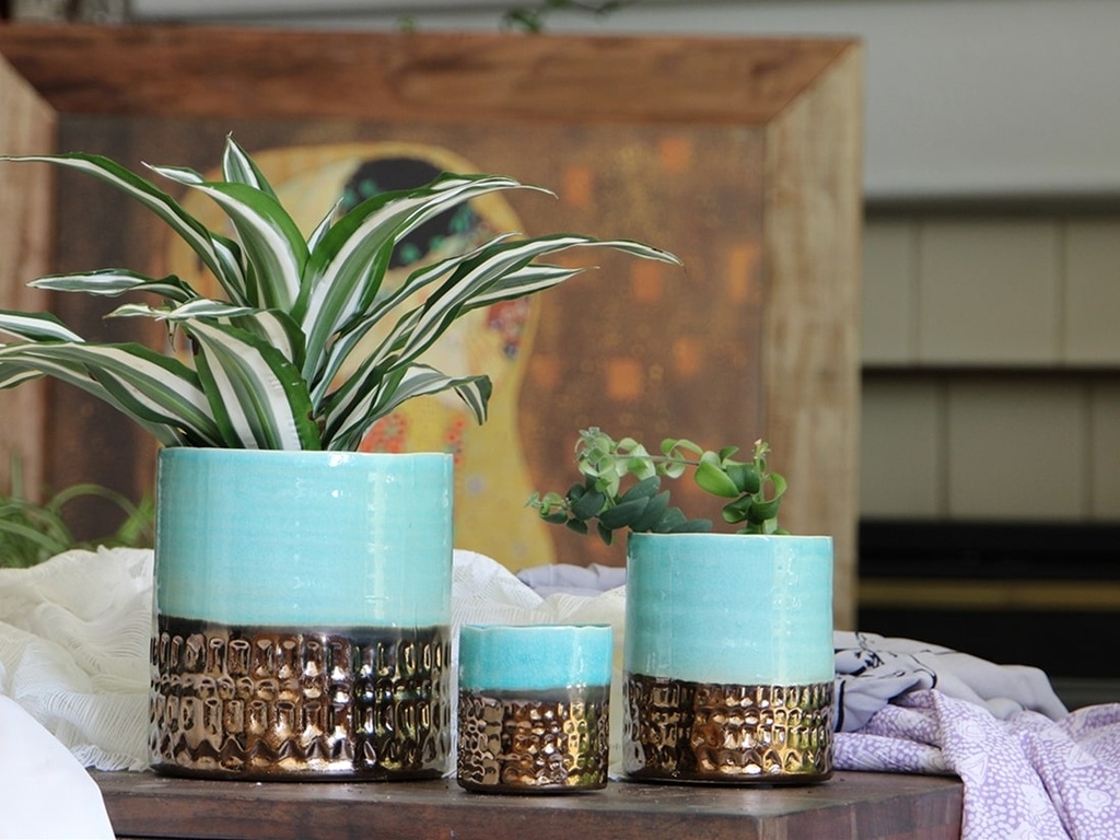 [IP-J19270THB-C-C12] JEWEL CACHE POT, TAHOE BLUE, 3.0"x3.0", SOLD IN CASE OF 12