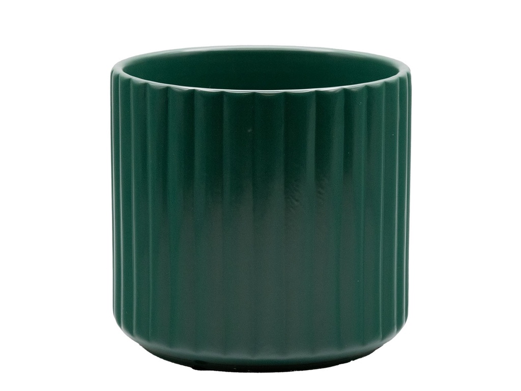 BRUSH COMB PLANTER, SAGE BRUSH GREEN, 5.5"x5" SOLD IN CASE OF 8
