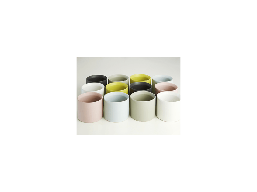 [IP-MC2053MIX-C12] CYLINDER CACHE POT, MIX COLOR, 4.0"X3.5", SOLD IN CASE OF 12