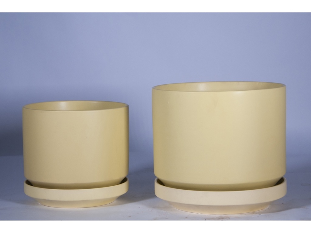 MELROSE M-MODERN PLANTER, ANISE FLOWER, 10.0"x10.5", SOLD IN CASE OF 2