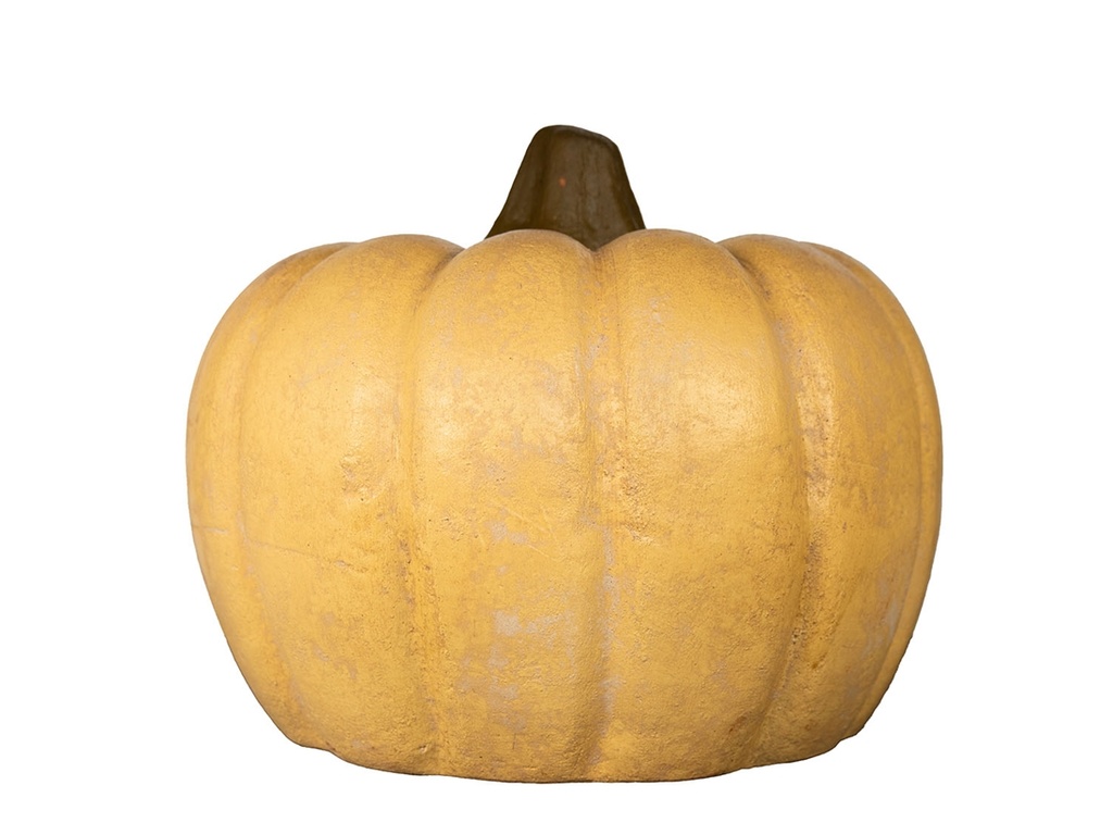 CLAY PUMPKIN,BEIGE, 16.0"X13.0"