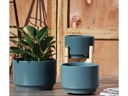 LARGE VENUS PLANTER, TWILIGHT BLUE, SET OF 3-  12"X8.5", 10"X7", 8"X6"