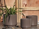 LARGE COMET PLANTER , PASTEL TAUPE, SET OF 3- 12"X10" 10"X8.5" 8"X8"