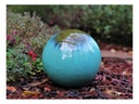 DECORATIVE SPHERE, RUNNING TURQUOISE, 16"