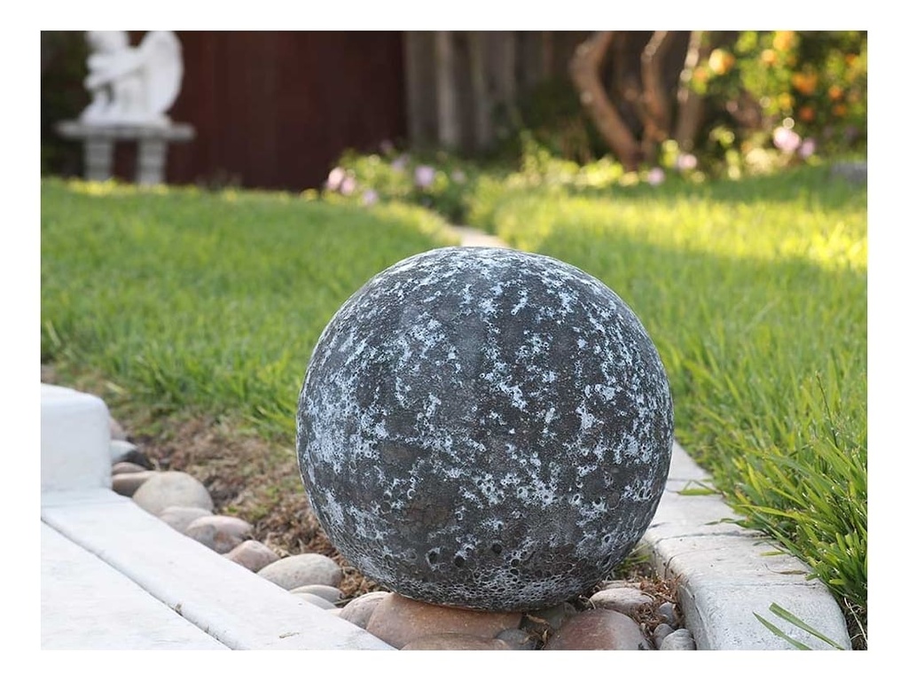 DECORATIVE SPHERE,  CORAL BLACK, SIZE B, 12"D