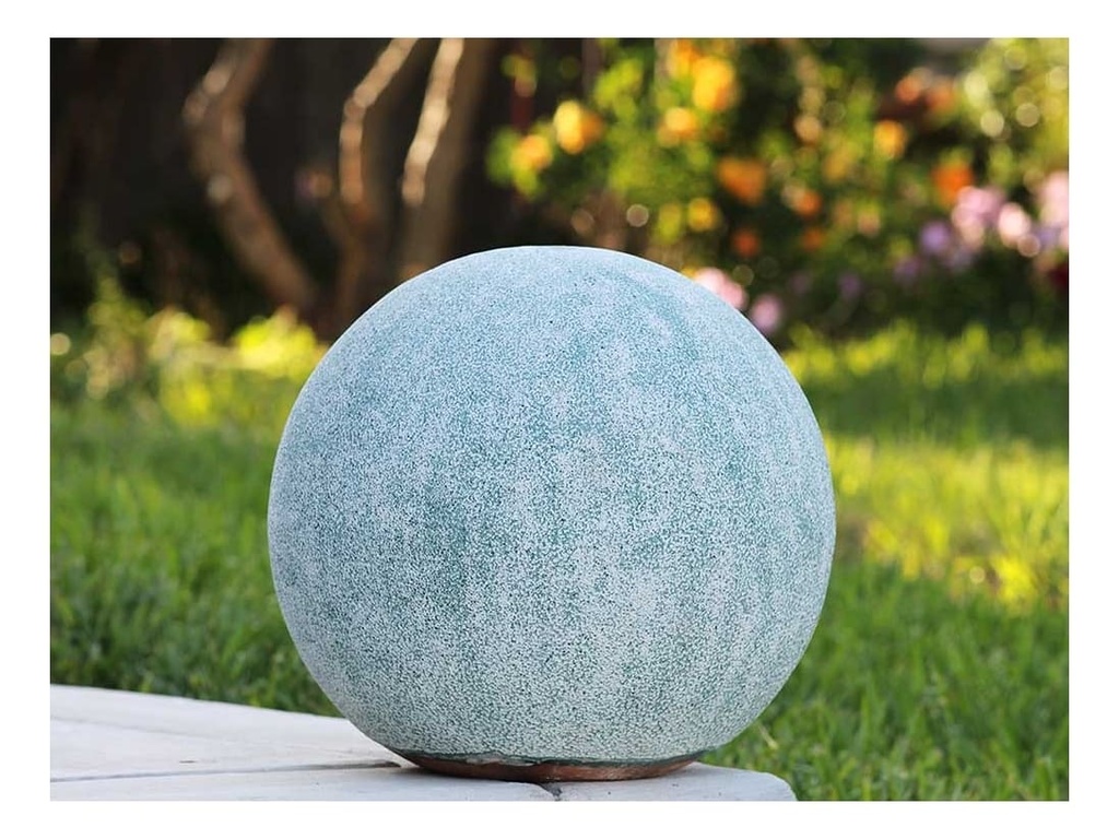 [PV-A500CGN-A] DECORATIVE SPHERE,  CORAL GREEN, SIZE A, 16"D