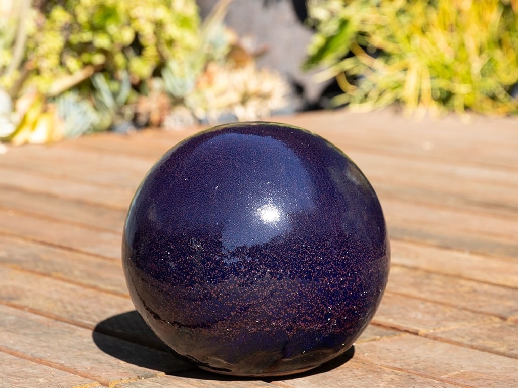 [PV-A500FPR-A] DECORATIVE SPHERE, FALLING PURPLE, 16"