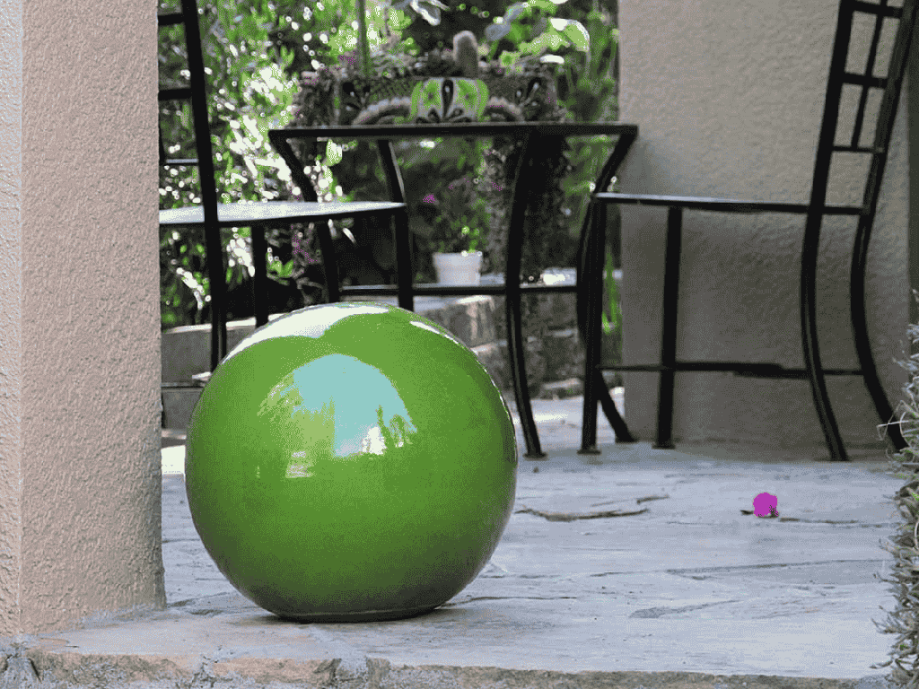 [PV-A500MIN-A] DECORATIVE SPHERE, MINT, 16"